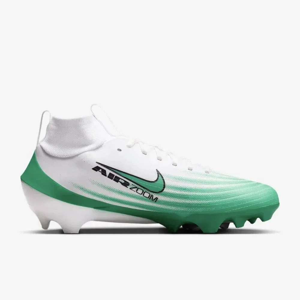 Nike Air Zoom Vapor Pro 1 Green White Football Cleats HM8850-100 Men’s Size 7.5